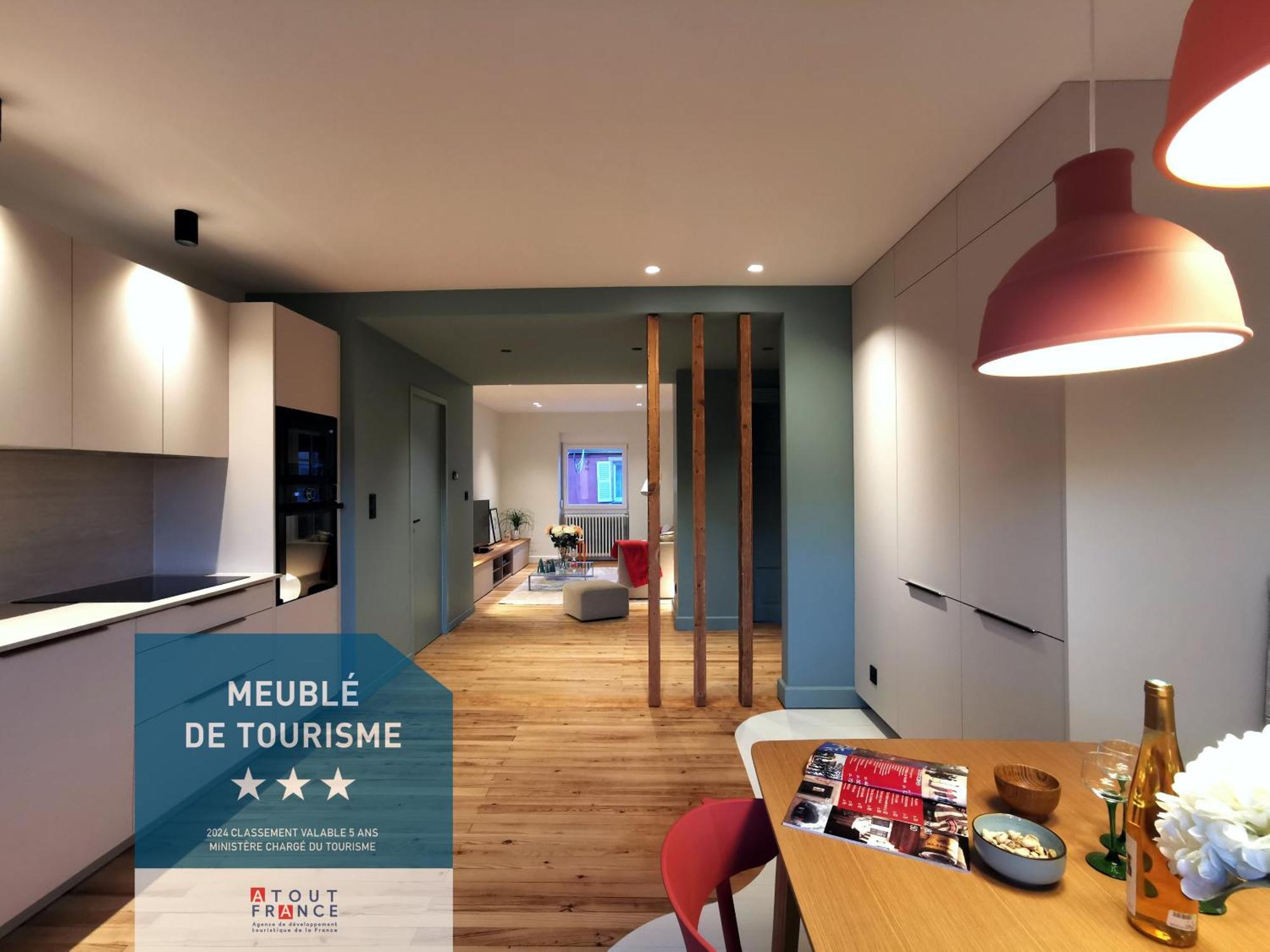 Entre Ville Et Vignes - Gite Classe 3 Etoiles Ingersheim Ngoại thất bức ảnh